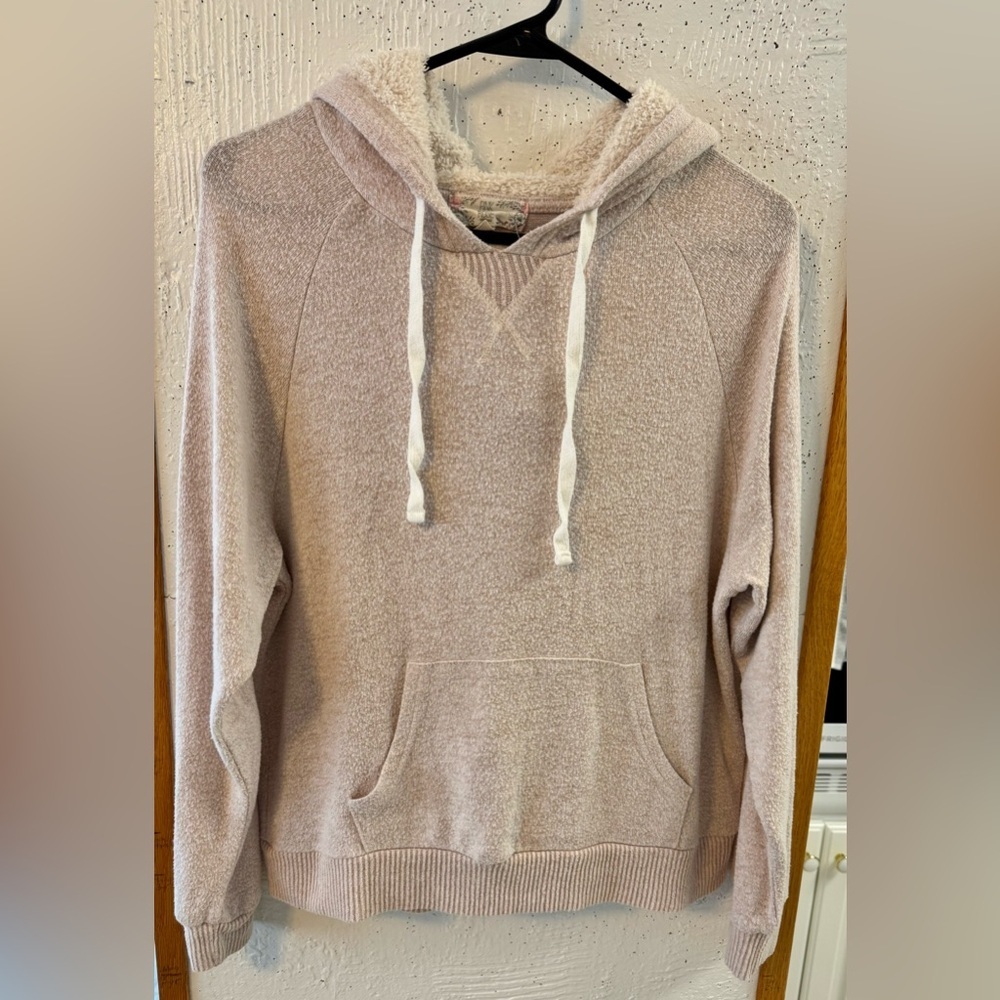 Pink Rose Women's Light Pink Hoodie